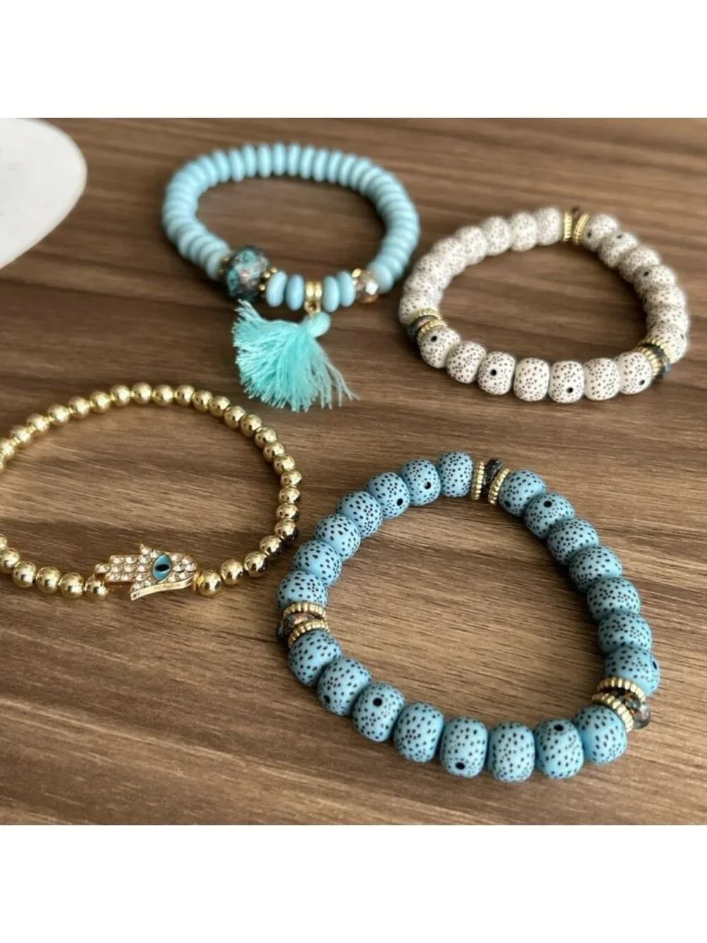 Beaded Bracelet Set Q481